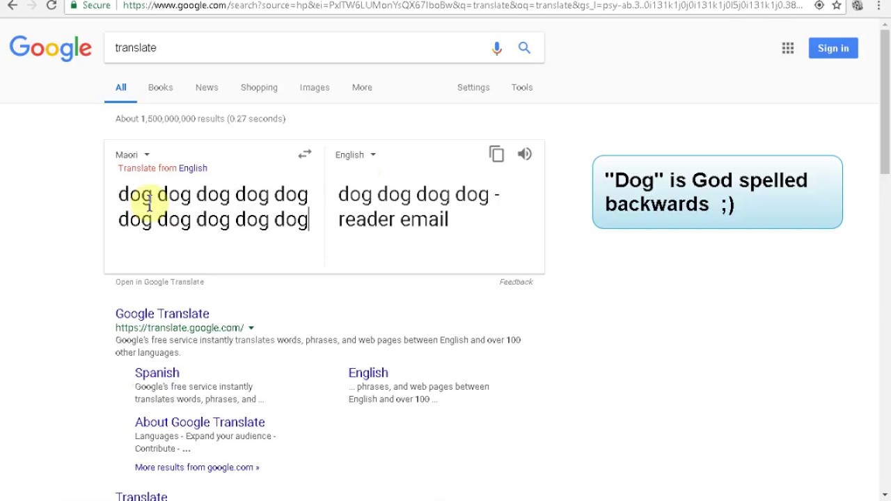 Google Translate Predicts the Return of Jesus Christ – See Comments for Scripture References