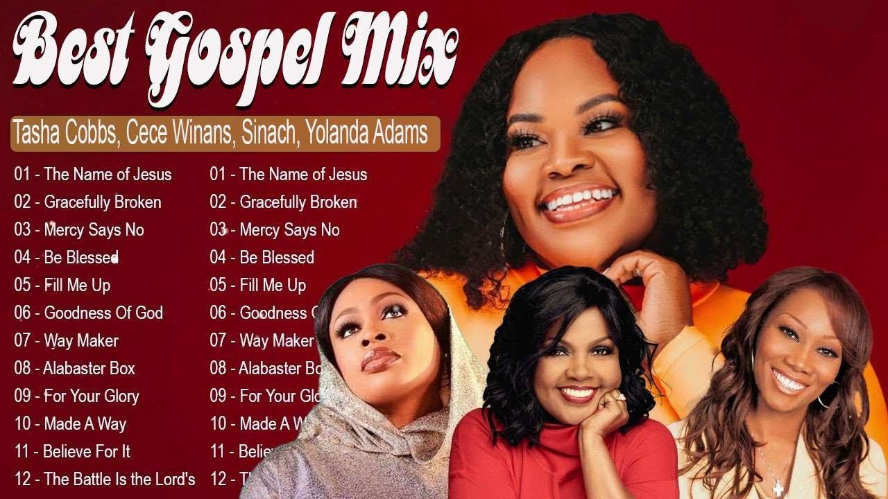✔ Best Gospel Mix Playlist 2023 📚✝️ Tasha Cobbs, Cece Winans, Sinach, Yolanda Adams