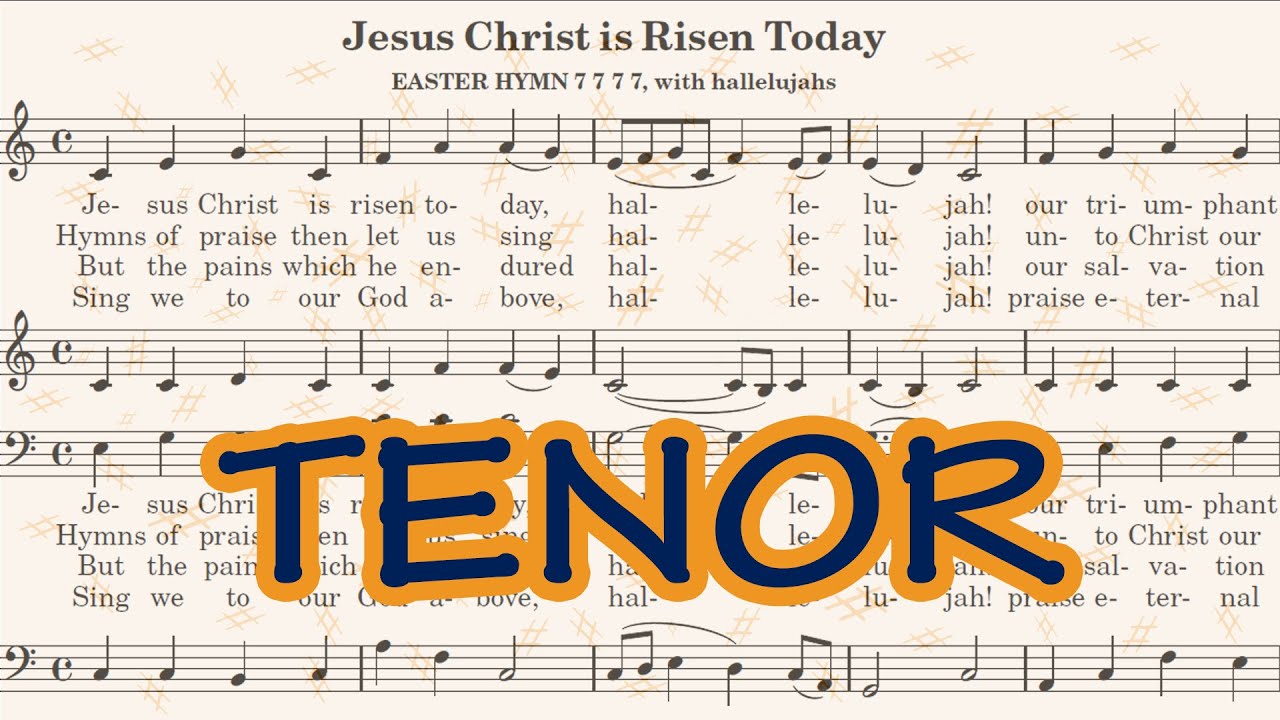 Jesus Christ is risen today – Tenor Click Track