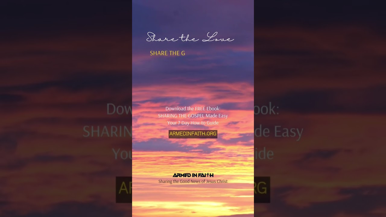 Share the Love! share the Good news of Jesus Christ! #shorts