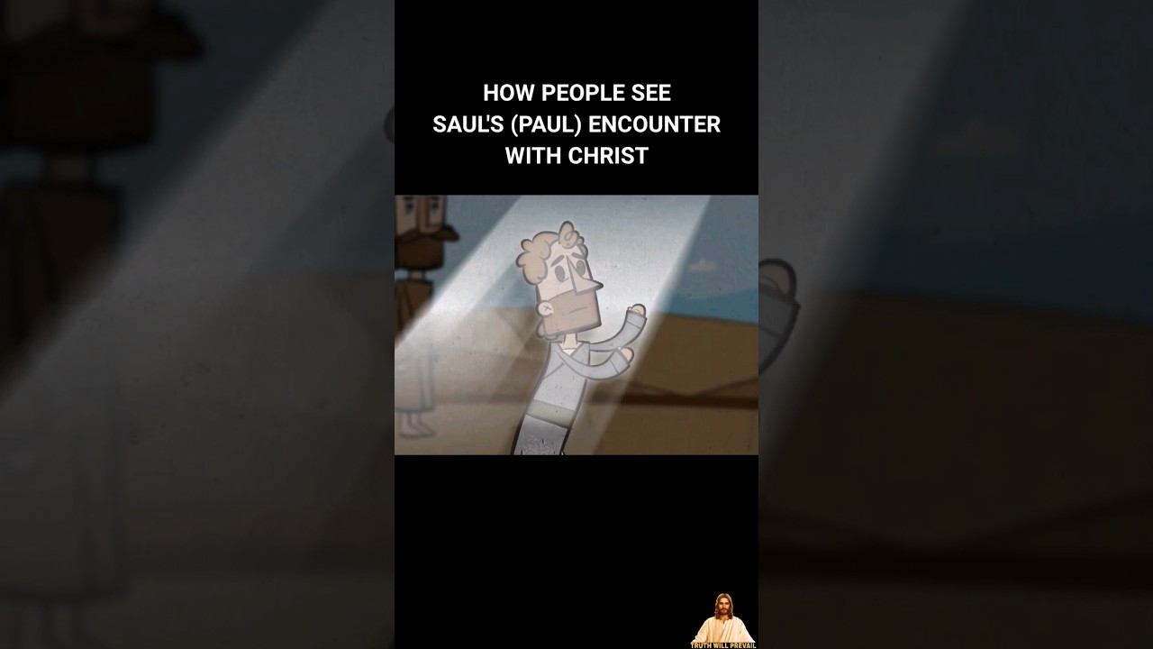 Saul's Encounter with Jesus Christ #shorts #jesus #christianity