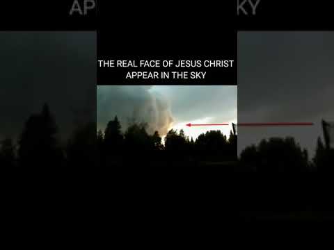 🔴Real face of jesus christ appear in the sky🙇🙇#shorts #short #jesus #jesuschrist